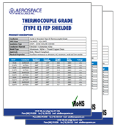 Thermocouple wire technical specifications guide