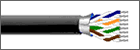 Low Capacitance Plenum Cable: [ Multi-Pair Overall Foil Shield: Foam FEP Insulation ]