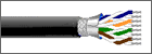 Low Capacitance Plenum Cable: [ Multi-Pair Foil & Braid Shield (200°C or 150°C) ]